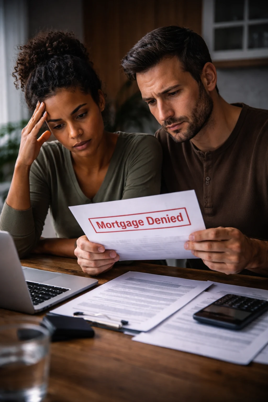 A borrower reviewing mortgage options after credit challenges.